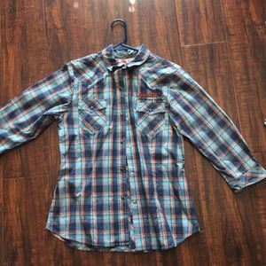Small 3/4 sleeve Roper Shirt